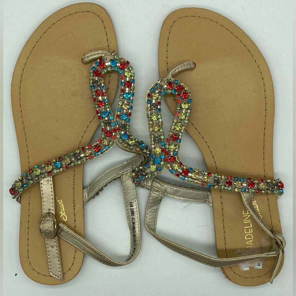 Madeline Stewart Jeweled Sandal - Size 6.5M / 6 1/2